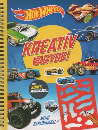 Hot Wheels: Kreatív vagyok! - Sok színes matricával