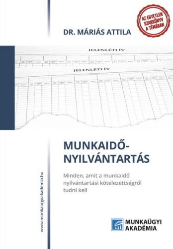 Munkaidő-nyilvántartás - Dr. Máriás Attila