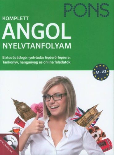 PONS Komplett angol nyelvtanfolyam - Tankönyv, hanganyag és online feladatok (Nyelvkönyv)