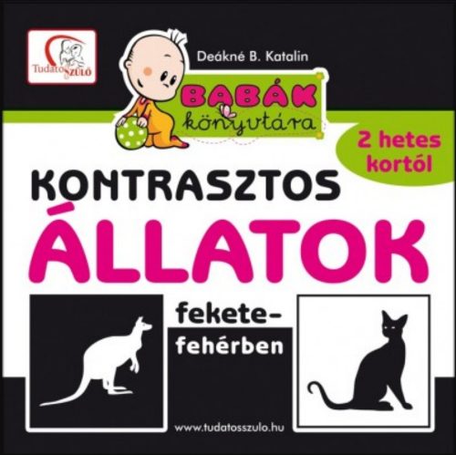 Kontrasztos állatok fekete-fehérben - Babák könyvtára - Deákné Bancsó Katalin