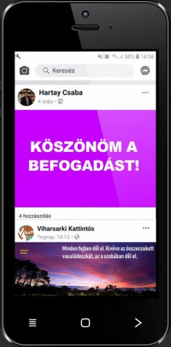 Köszönöm a befogadást - Viharsarki kattintós (Hartay Csaba)