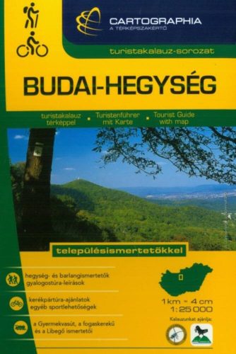 Budai-hegység turistakalauz (1:25 000) - településismertetőkkel