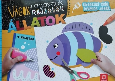 Vágok, ragasztok, rajzolok - Állatok - Agnieszka Bator