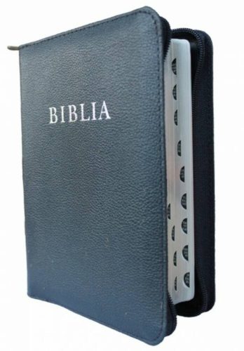 Biblia - Revideált, új fordítású - bőr, zipzáras (2014-es)