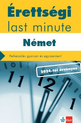 Érettségi Last minute - Német (2024-től érvényes)