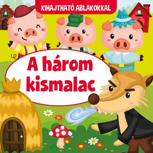 A három kismalac - Kihajtható ablakokkal